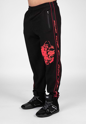 Buffalo Old School Workout Pants - Black/Gray Gorilla Wear