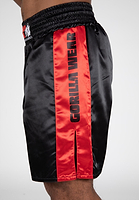 Pantaloncini Uomo SikSilk Shadow - Vestibilità Ampia (Relaxed) - Rosso/Nero Taglia XS (Vita 28)