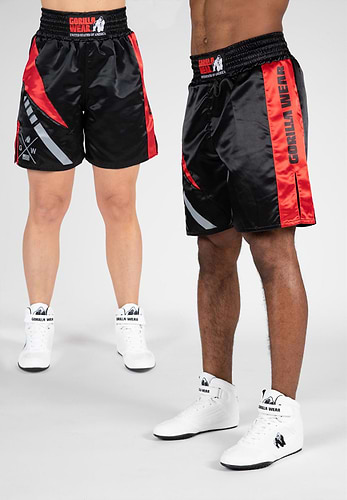 Hornell Boxing Shorts - Black/Gray - XS Gorilla Wear
