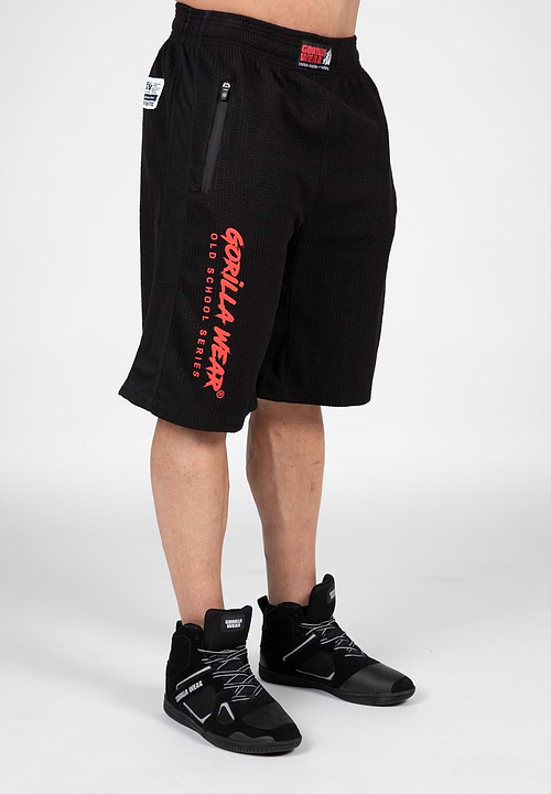 Augustine Old School Shorts - Black - L/XL Gorilla Wear