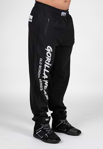 Augustine Old School Pants - Black/Red - 2XL/3XL Gorilla Wear