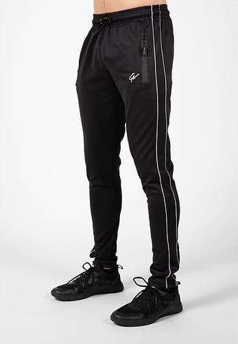Pantalon Baseball Homme Teamwork - Noir Rayures Blanches - Taille 30 (tour Taille) X 23 (longueur)