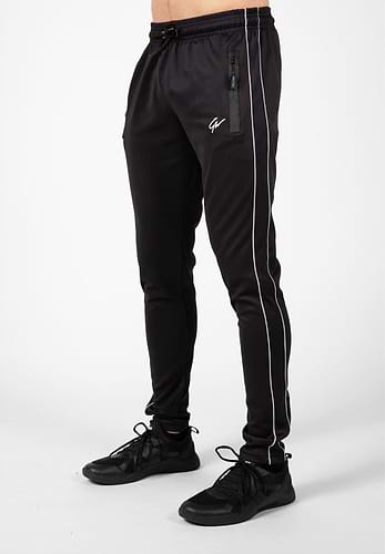 Black and gold track pants discount