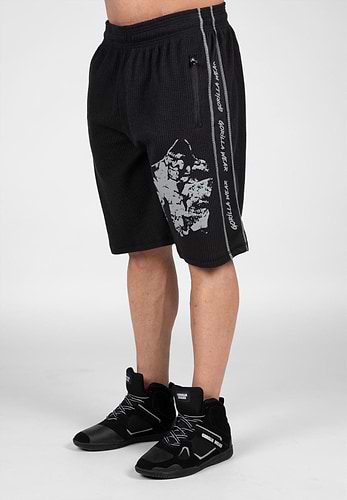 Buffalo Old School Workout Pants Black Gray Gorilla Wear