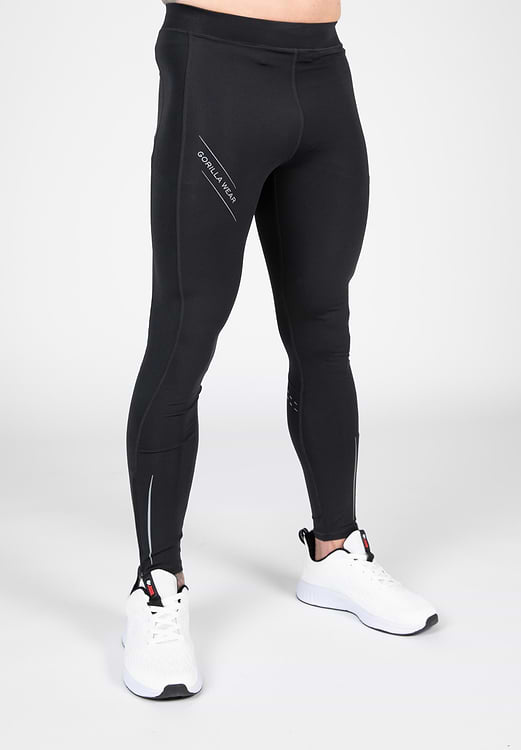Cooper Heren Tights - Zwart - L Gorilla Wear