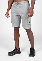 Hudson Cargo Sweat Shorts - Gray Melange - XL Gorilla Wear