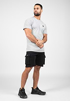 Hudson Cargo Sweat Shorts - Black - 4XL Gorilla Wear