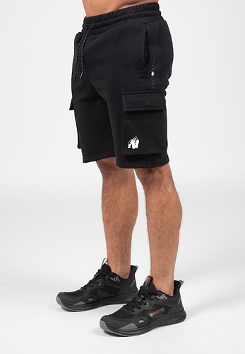 Hudson Cargo Sweat Shorts - Gray Melange - S Gorilla Wear