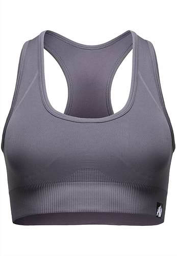 Yava Seamless Sports Bra - Gray - S/M Gorilla Wear