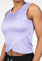 Estelle Twisted Crop Top - Lilac - XS Gorilla Wear