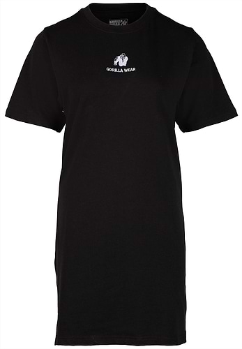 Neenah T-Shirt Dress - Black - XS Gorilla Wear
