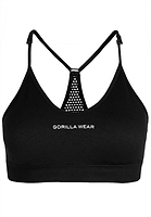 Quincy Seamless Sports Bra - Black - M/L Gorilla Wear