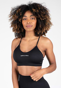 Quincy Seamless Sports Bra - Black - XS/S Gorilla Wear