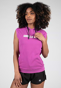 Virginia Sleeveless Hoodie - Fuchsia - XS Gorilla Wear