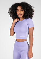 RASH シーガル　フラップジップ Selah Seamless Crop Top - Lilac - S/M Gorilla Wear