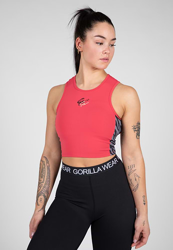 Red crop hoodie 2025