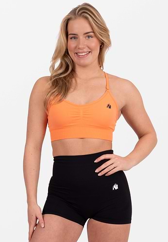 Top Fille Gymboree Taille 7 - Couleur Pêche, Sans Manches à Volants - Très Bon état