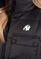 Lucia Puffer Vest - Black - XS Gorilla Wear