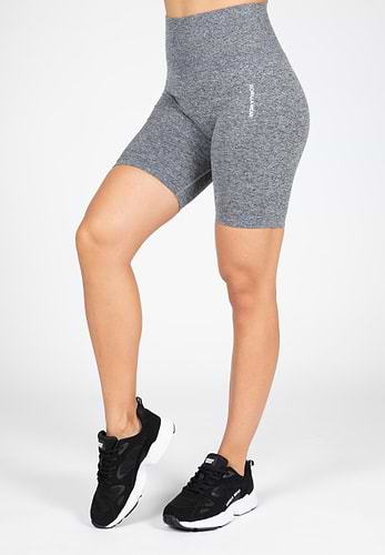Gilbin Ultra Soft High Waist Yoga Stretch Mini-Bike Shorts for Women-Many  Colors-One Size & Plus Size (Burgundy S-L)