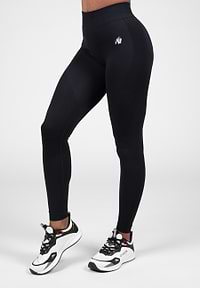 Premium slimskinny leggings Lサイズ ブラック Whitney Seamless Leggings - Black - XS/S Gorilla Wear
