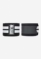 Knee Wraps - Black/White - 200CM Gorilla Wear