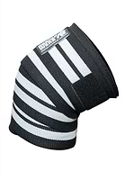 Knee Wraps - Black/White - 200CM Gorilla Wear