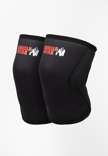 5MM Knee Sleeves - Black - S Gorilla Wear