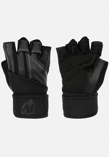 Dallas Wrist Wraps Gloves 2.0 - Black/Red - S Gorilla Wear