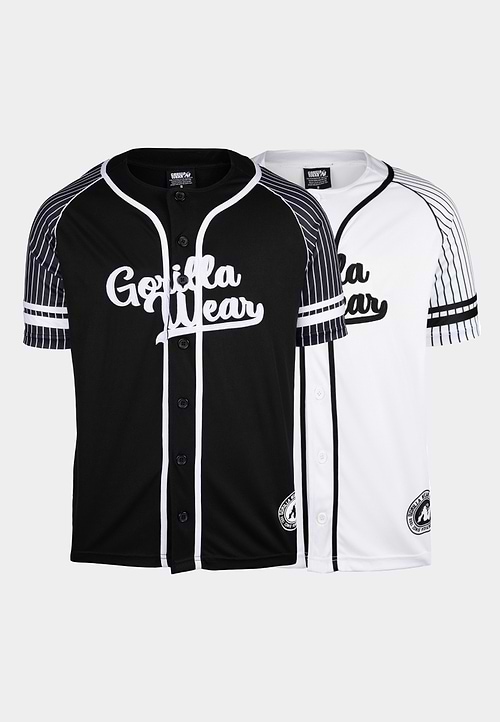 82 Baseball Jersey - White - S Gorilla Wear