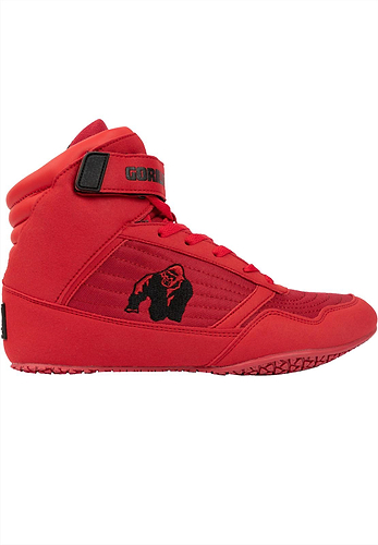 Bodybuilding Shoes Gorilla Wear High Tops Weight Lifting Black or Red –  HomeGymBodybuilding, E-biz Enterprises LLC