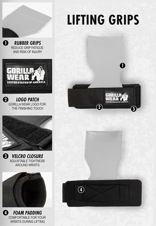 Lifting Grips - Black