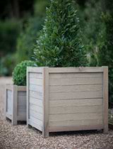 Square Wooden Planter - 60cm