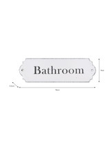 Enamel Sign - Bathroom