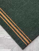 Triple Stripe Doormat - Forest Green - Small