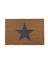 Star Doormat - Natural - Large