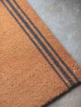 Triple Stripe Doormat - Natural - Large