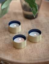 Set of 3 Fulwell Tealight Holders - Ink