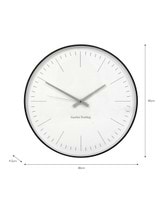 Carbon Eastington Clock - 40cm