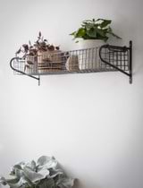 Wirework Basket Shelf - Black - Large