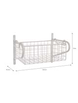 Wirework Basket Shelf - Lily White - Small