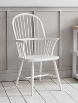 Spindle Armchair - Lily White