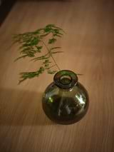 Wye Round Bud Vase Green