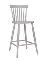 Spindle Bar Stool - Lily White