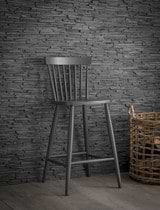 Spindle Bar Stool - Carbon