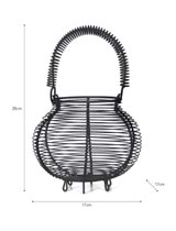 Brompton Egg Basket - Carbon