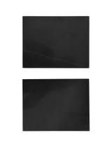 Set of 2 Marble Placemats - Black