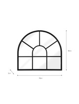Fulbrook Arched Wall Mirror - 80 x 90cm