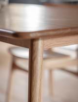 Longcot Dining Table Natural