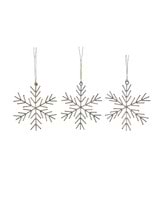 Set of 3 Cromwell Snowflakes