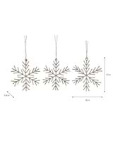 Set of 3 Cromwell Snowflakes